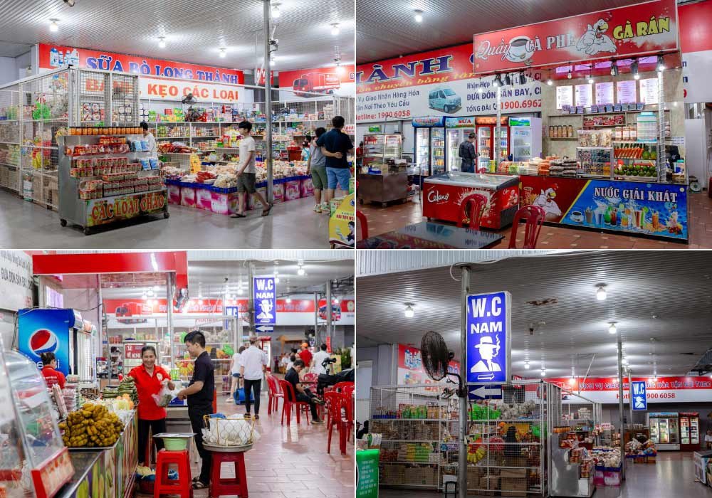 Các trạm dừng nghỉ liên kết có tiện nghi hiện đại phục vụ hành khách