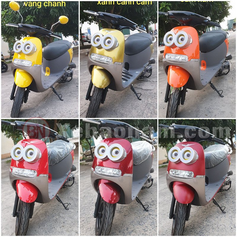 Các tùy chọn màu sắc đa dạng của dòng xe 50cc Gogo Minion