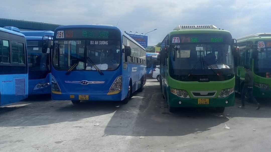 Các tuyến xe buýt đi bến xe An Sương
