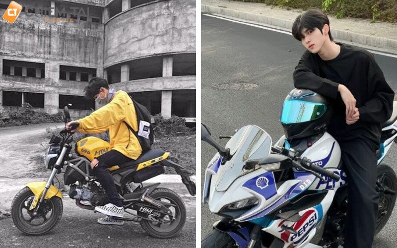 Bí Quyết Tạo Dáng **Ảnh Ngồi Xe Máy** Ấn Tượng Nhất Cách tạo dáng chụp ảnh với xe máy dành cho nam