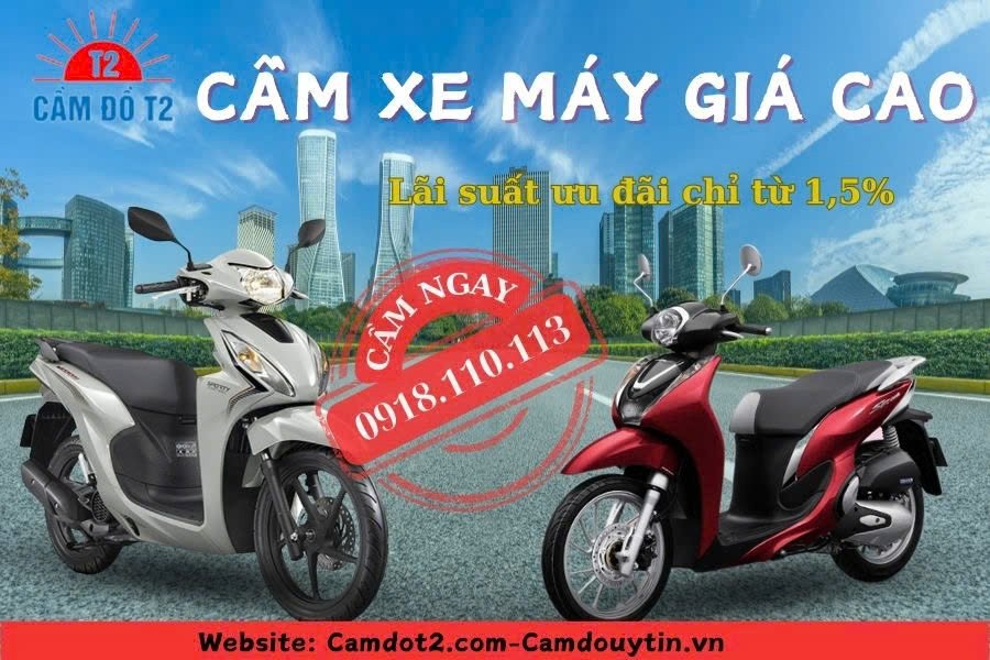 Cầm xe máy – Giải quyết tài chính nhanh chóng, hiệu quả