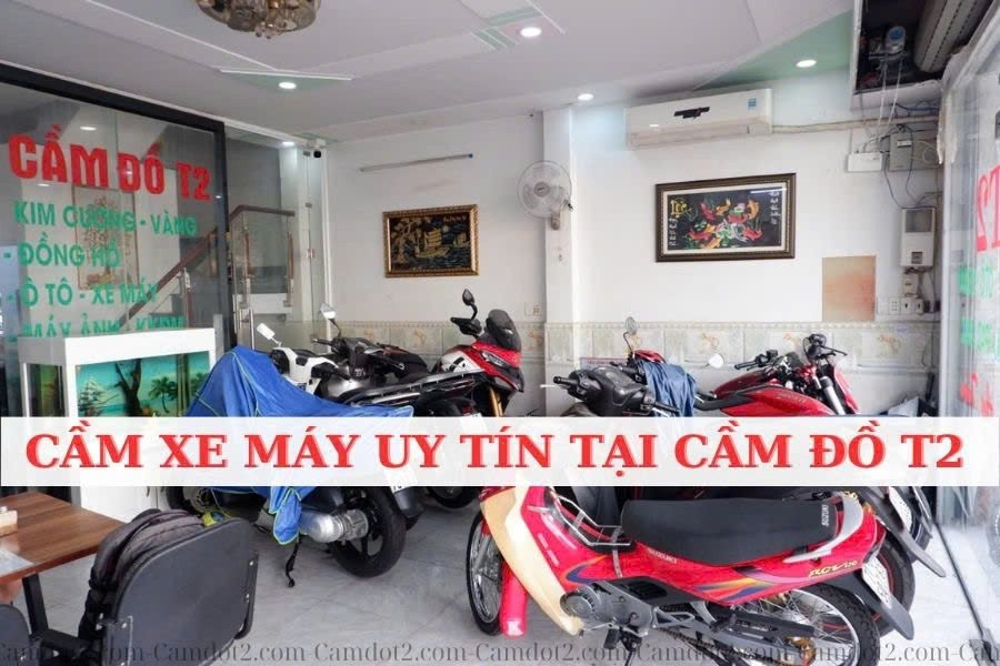 Cầm xe máy uy tín tại Cầm Đồ T2