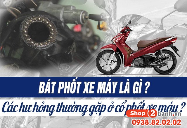 Cận cảnh bộ phận chén cổ xe máy với các vòng bi bên trong