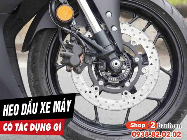 Cận cảnh chi tiết cụm heo dầu xe máy trên đĩa phanh