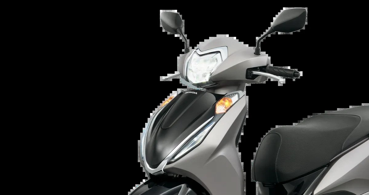 Cận cảnh cụm đèn LED hai tầng trên đầu xe ga, tăng tính thẩm mỹ và an toàn