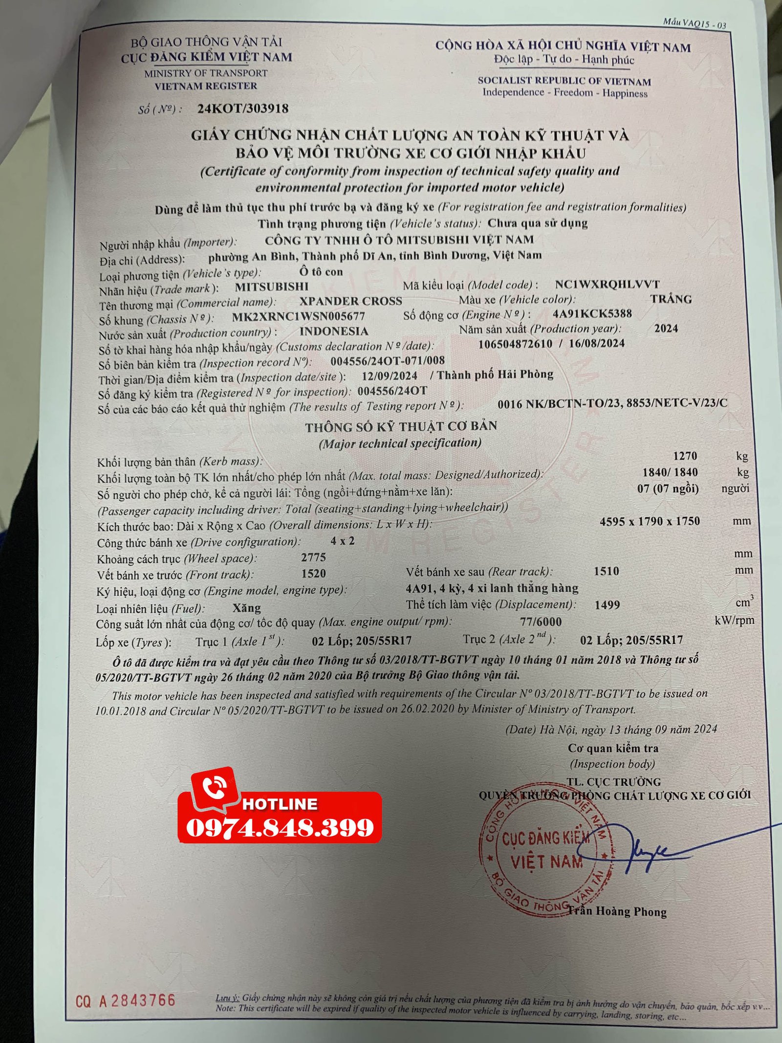 Cận cảnh thiết kế đèn pha LED và lưới tản nhiệt mới của Xpander thế hệ mới