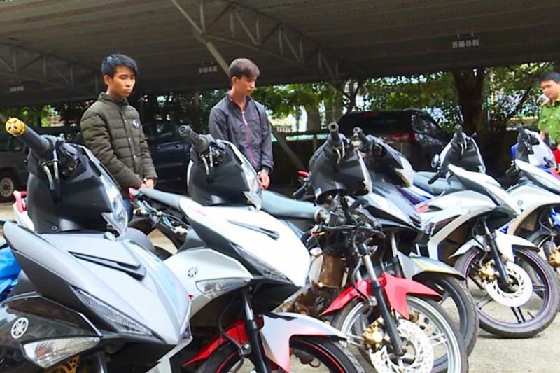 Cảnh giác với nạn trộm cắp xe máy tại các khu vực đông đúc