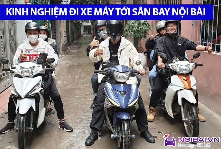 Cảnh quan đường cao tốc gần sân bay Nội Bài, phù hợp cho việc di chuyển bằng xe máy