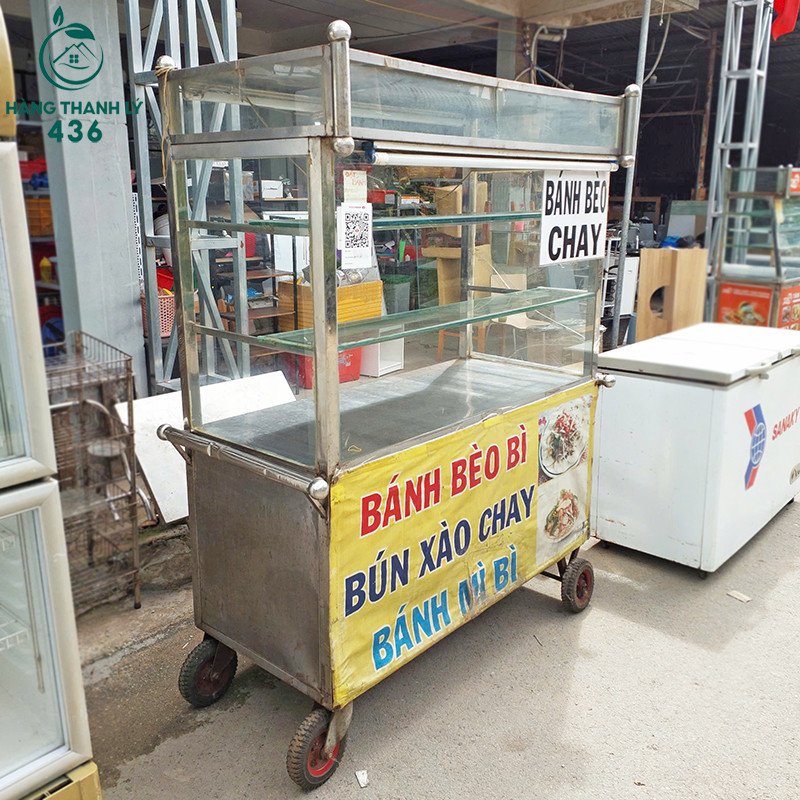 Chi tiết các ngăn kéo và tủ chứa đồ trên xe đẩy thanh lý