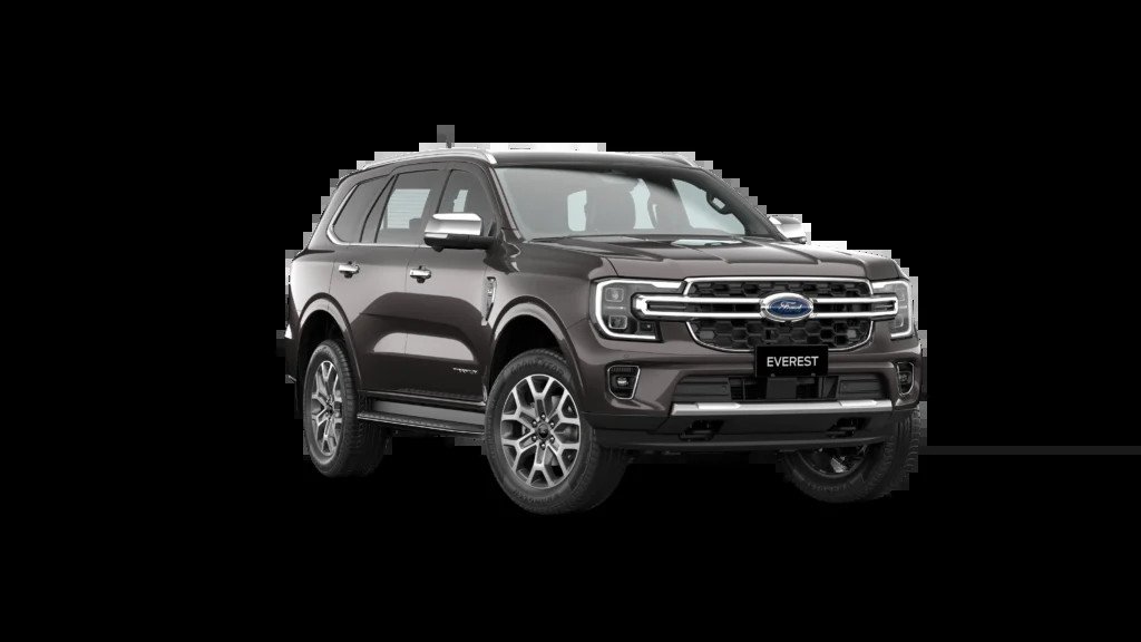Chi tiết khoang nội thất rộng rãi của một chiếc Ford Everest