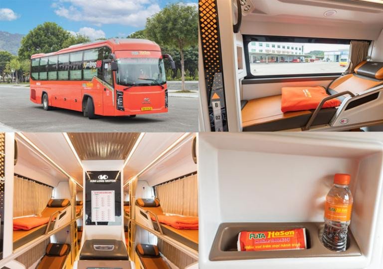 Chi tiết nội thất xe giường nằm chất lượng cao với trang bị đầy đủ tiện nghi