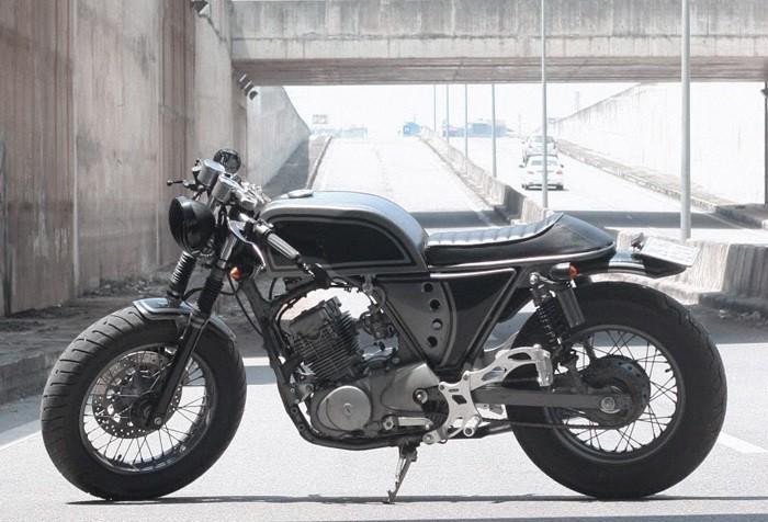 Chiếc SYM Husky 125 được độ theo phong cách cafe racer
