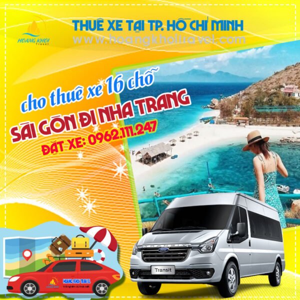 Chiếc xe khách du lịch hiện đại sẵn sàng cho chuyến đi Nha Trang