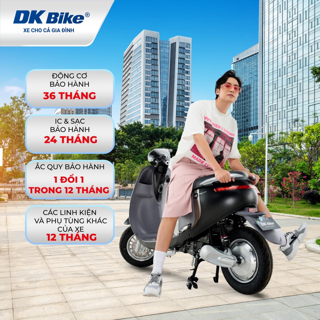 Chính sách bảo hành toàn diện cho xe DKBike S2