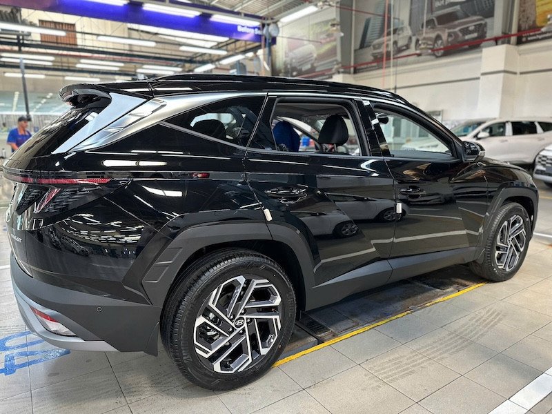 Cốp xe Hyundai Tucson với khả năng mở rộng không gian chứa đồ