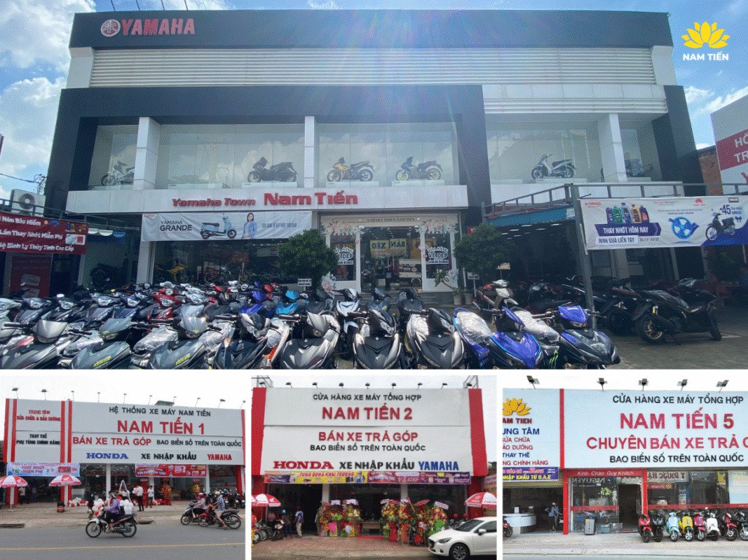 Cửa hàng xe máy Nam Tiến Tân Kim uy tín chính hãng