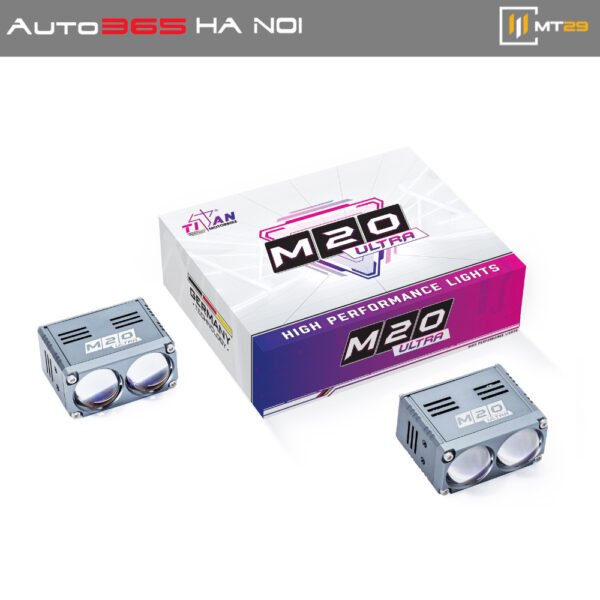 Cụm đèn trợ sáng LED nhỏ gọn tích hợp trên xe máy