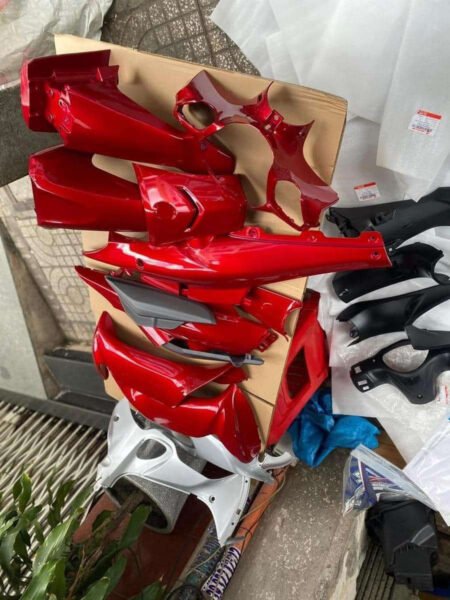 Dàn áo xe SYM EZ110 màu đen trắng xanh giá rẻ