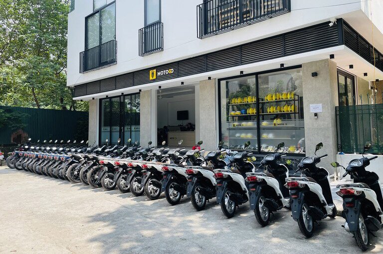 Dàn xe máy mới được cập nhật tại MOTOGO, phục vụ khách du lịch đến Hà Nội. (nguồn: motogo.vn)