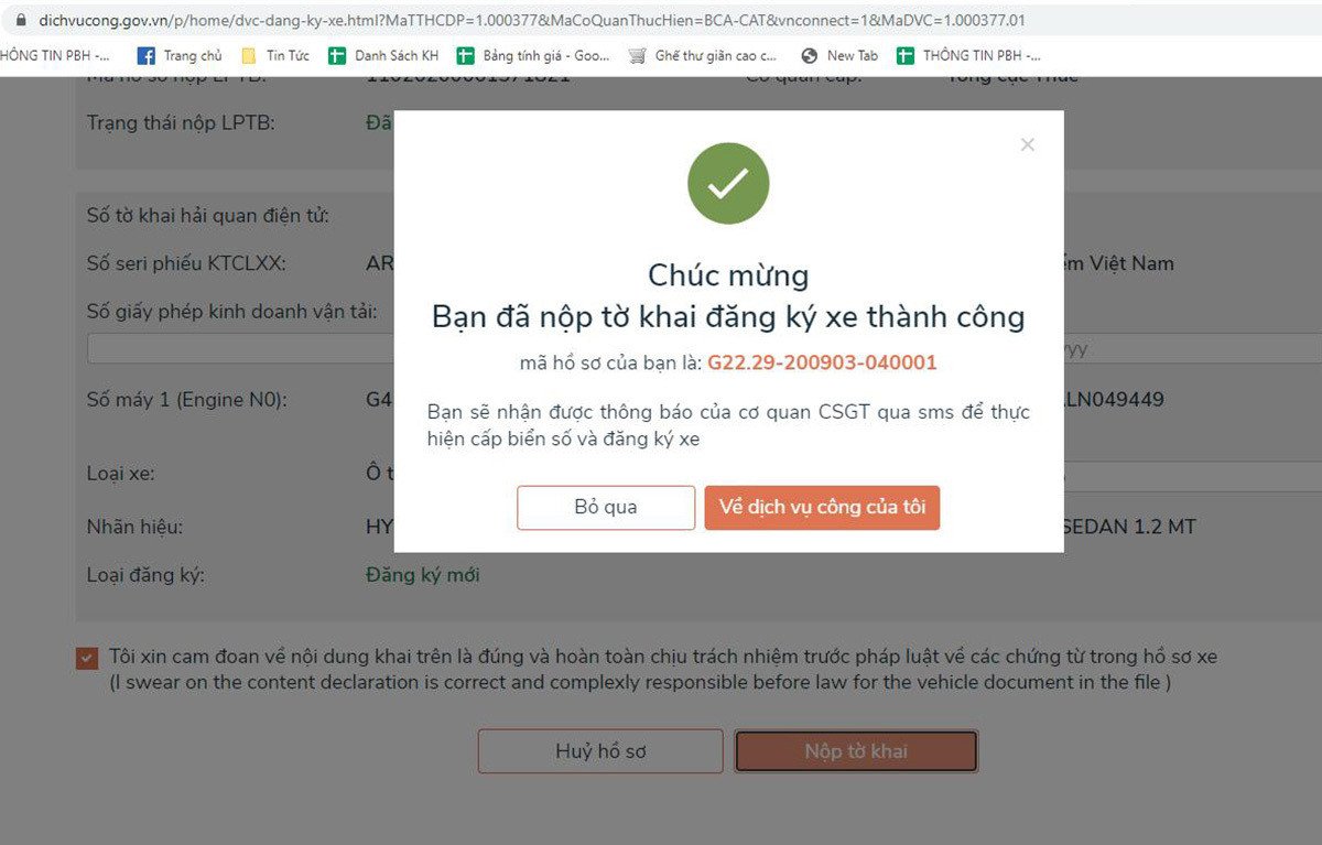 Đăng ký xe ô tô trực tuyến giúp tiết kiệm thời gian