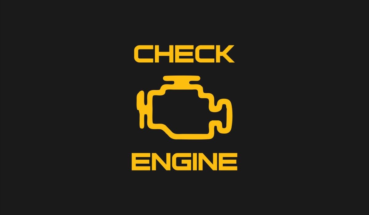 Đèn báo lỗi động cơ sáng trên bảng điều khiển