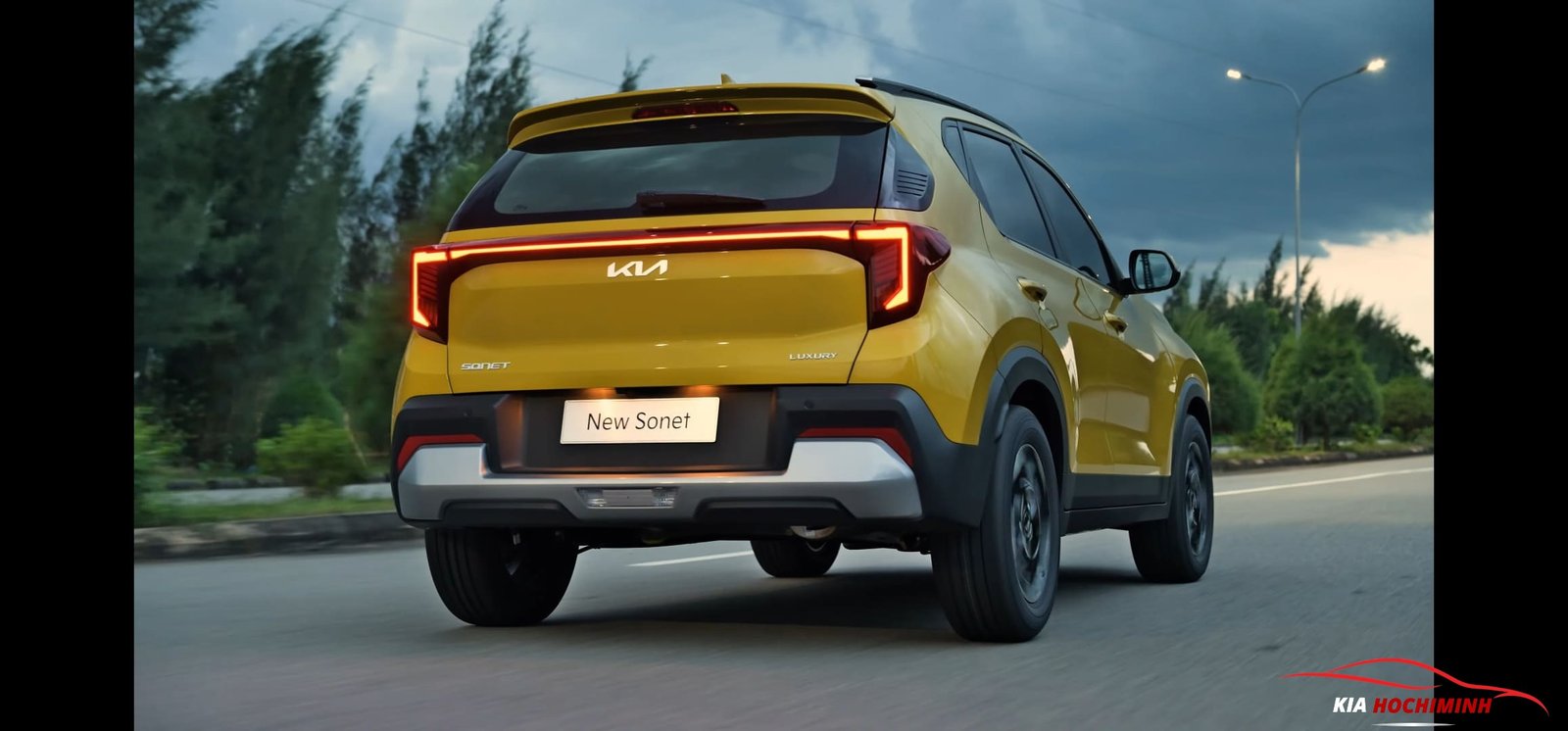 Đèn hậu LED hiện đại phía sau Kia Sonet