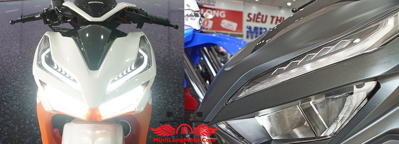 Đèn LED hiện đại trên Honda Click 150