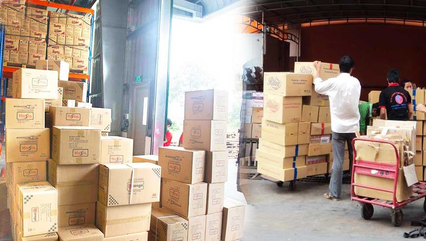 Di chuyển hàng hóa số lượng lớn cần thiết bị có độ bền cao