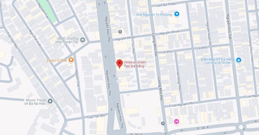 Địa chỉ trụ sở Taxi VinaSun Đà Nẵng