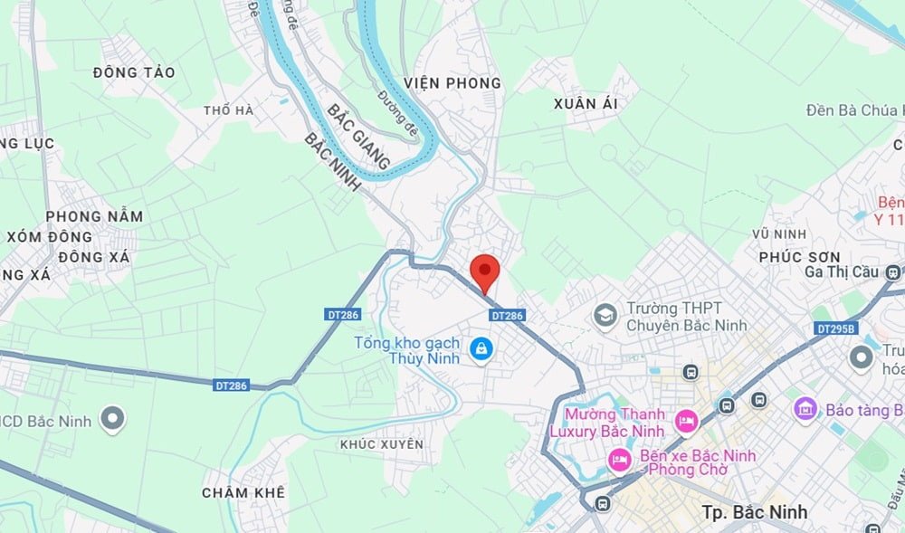 Địa chỉ văn phòng chính của nhà xe tại Bắc Ninh