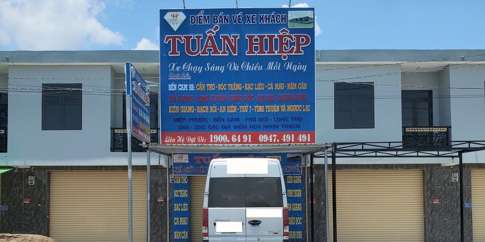 Điểm bán vé xe khách tại văn phòng Đồng Nai. 