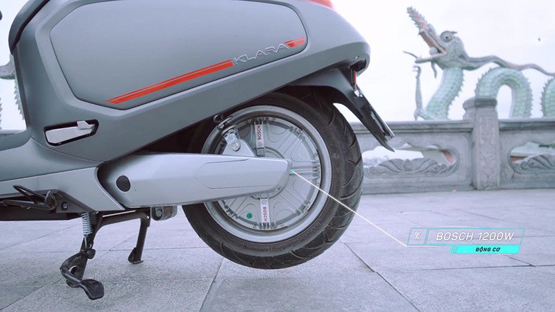 Động cơ điện BOSCH tích hợp trên xe máy điện VinFast Klara A1