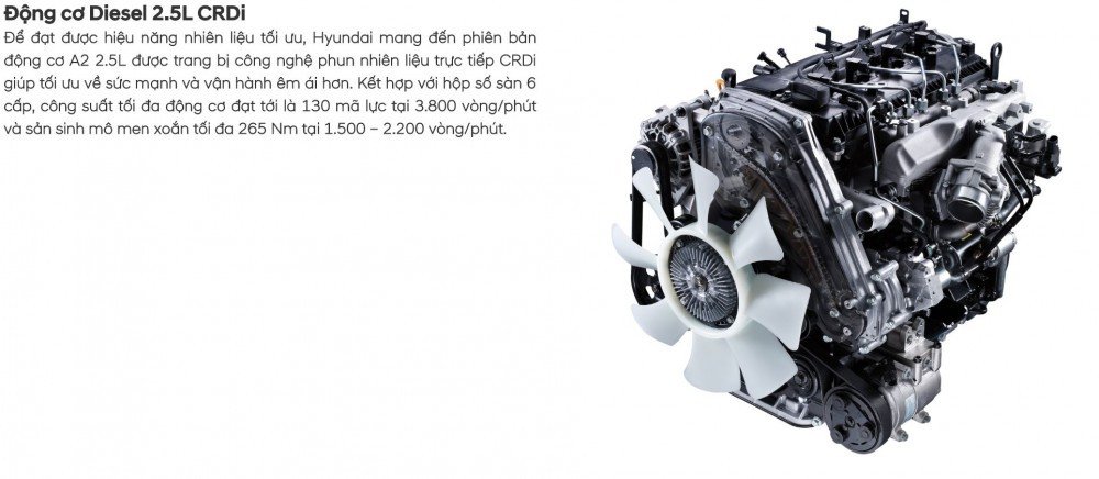 Động cơ diesel mạnh mẽ của xe tải 1,5 tấn