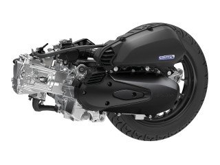 Động cơ eSP+ 4 van hiện đại bên trong khung xe SH Mode