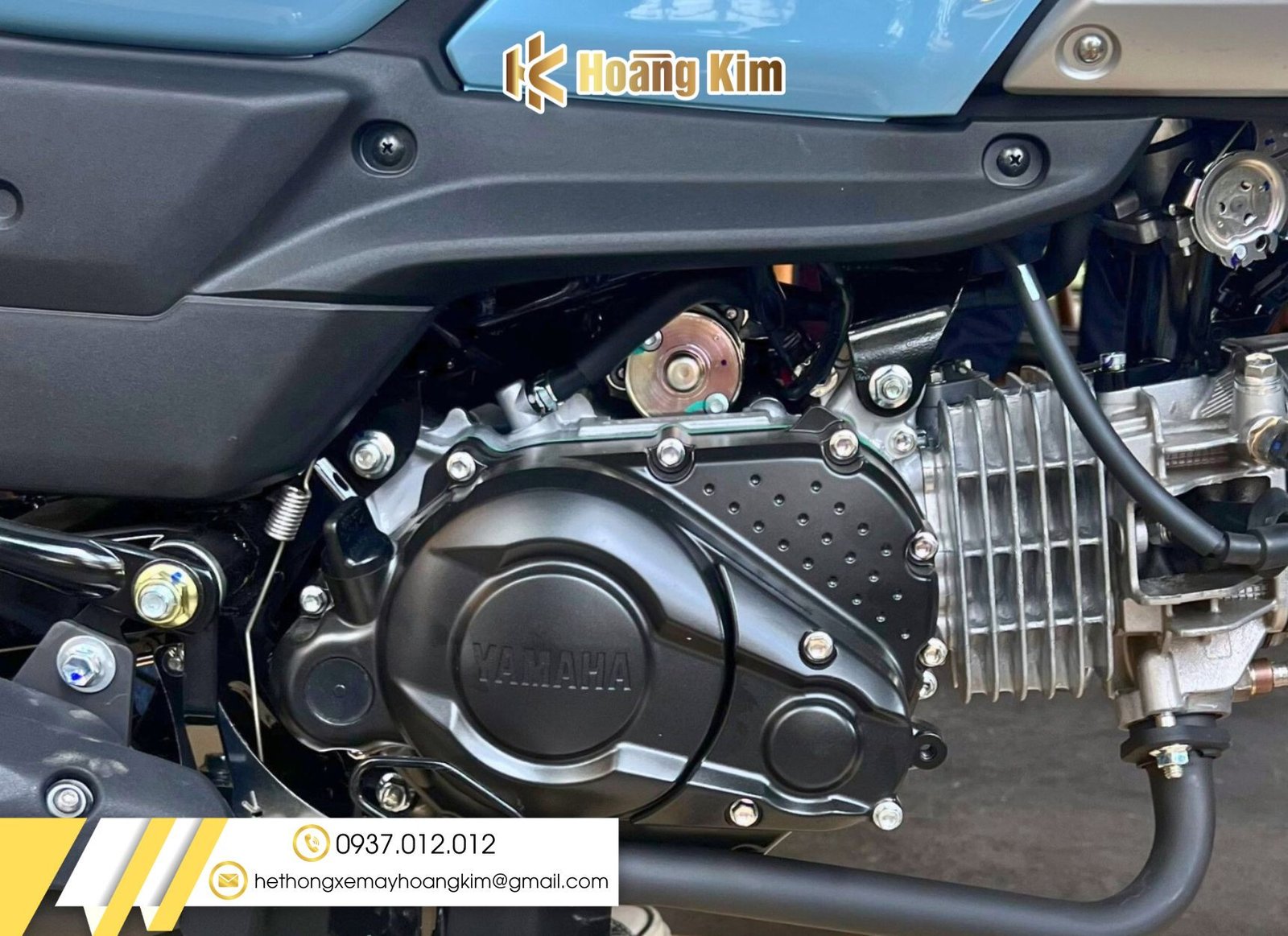 Động cơ mạnh mẽ và bền bỉ của xe máy PG1