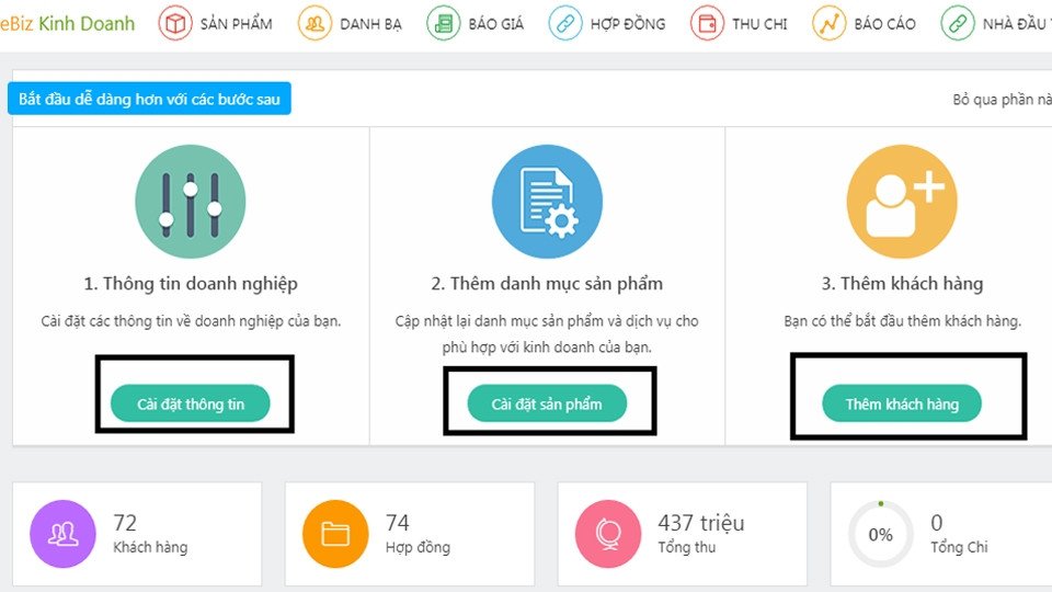Ebiz cung cấp nhiều phiên bản phần mềm quản lý phù hợp với các mục tiêu kinh doanh xe máy khác nhau