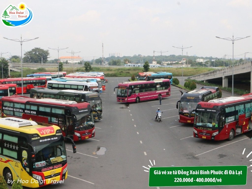 Giá vé các nhà xe từ Đồng Xoài Bình Phước đi Đà Lạt