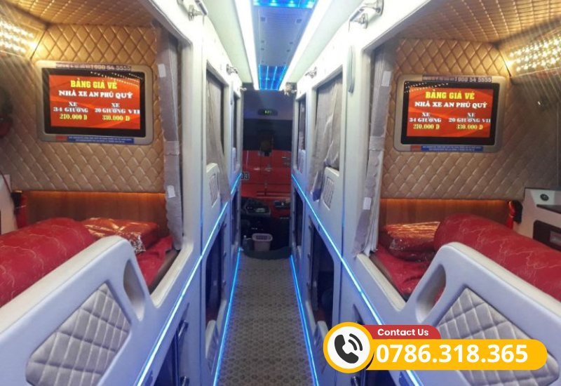 Giá vé niêm yết chi tiết cho các tuyến xe của nhà xe An Phú