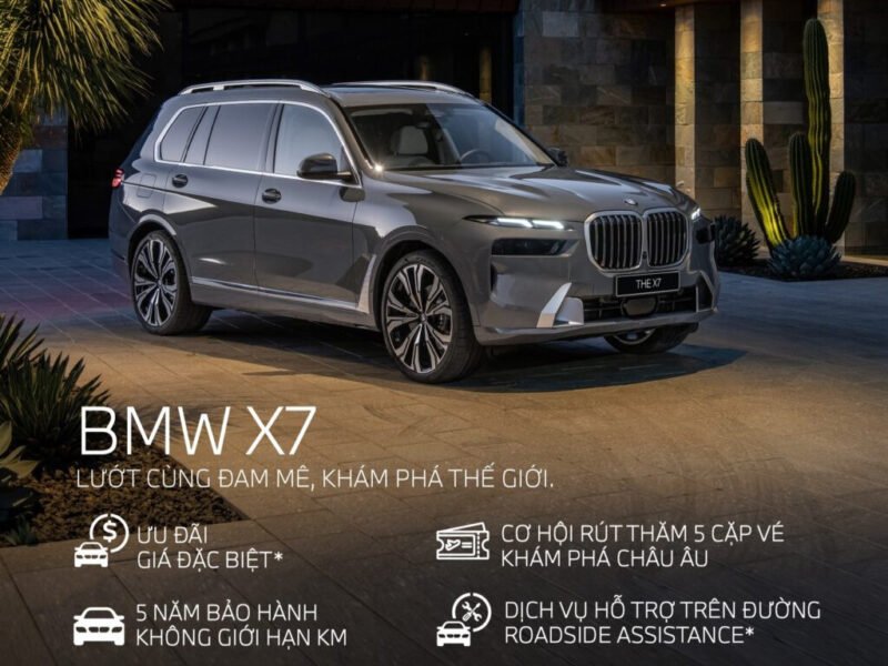 Giá Xe BMW 7 Chỗ BMW X7 tại Việt Nam