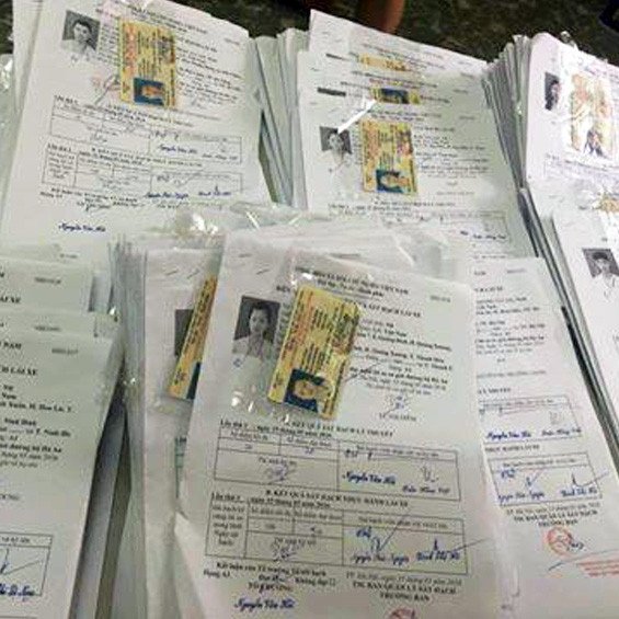 Giấy hẹn ngày lấy bằng lái xe máy A1