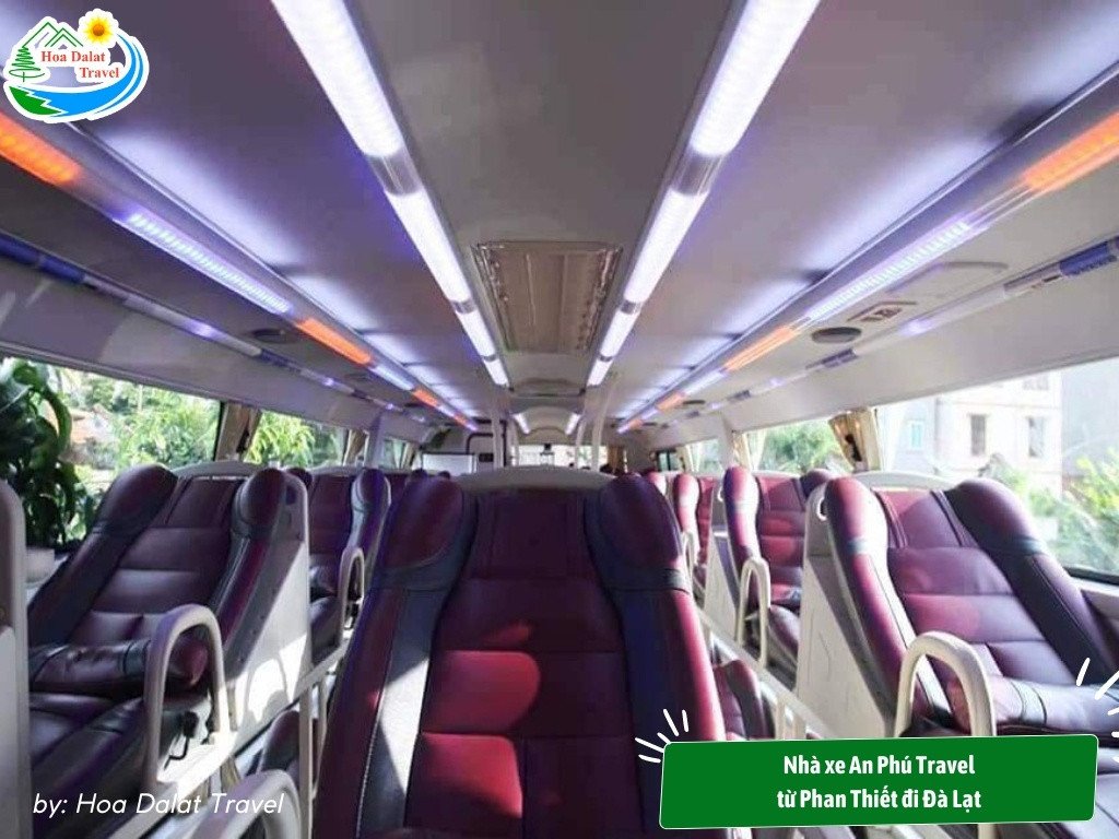 Giường nằm tiện nghi trên xe An Phú Travel