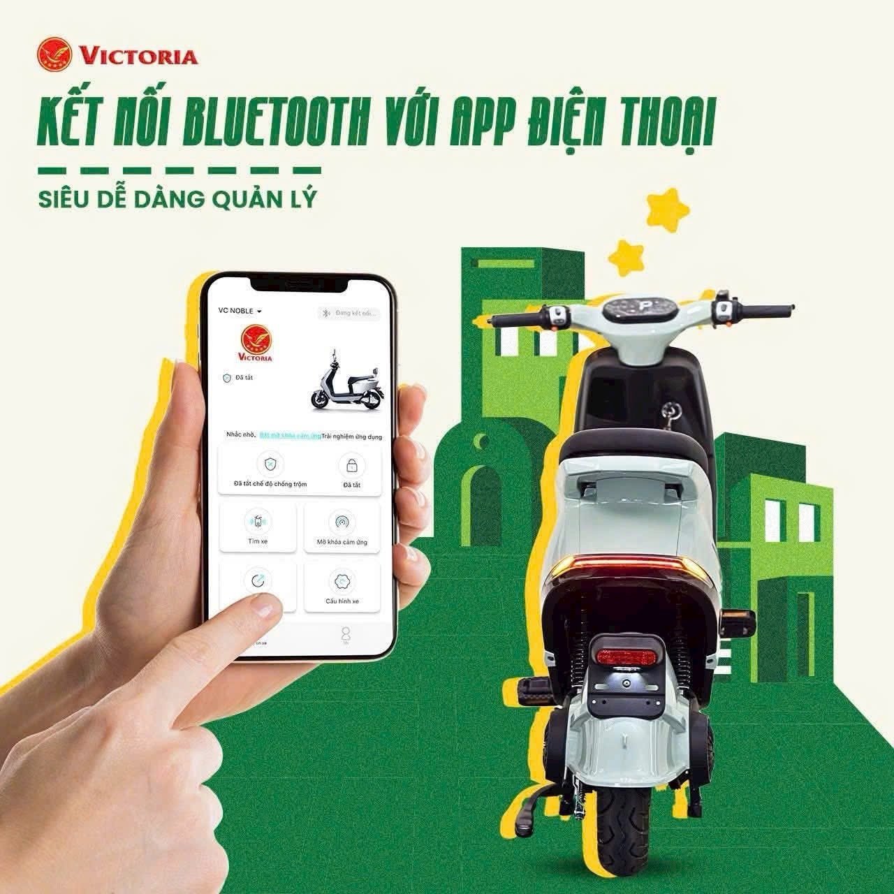 Hệ thống ắc quy và động cơ của xe điện Victoria