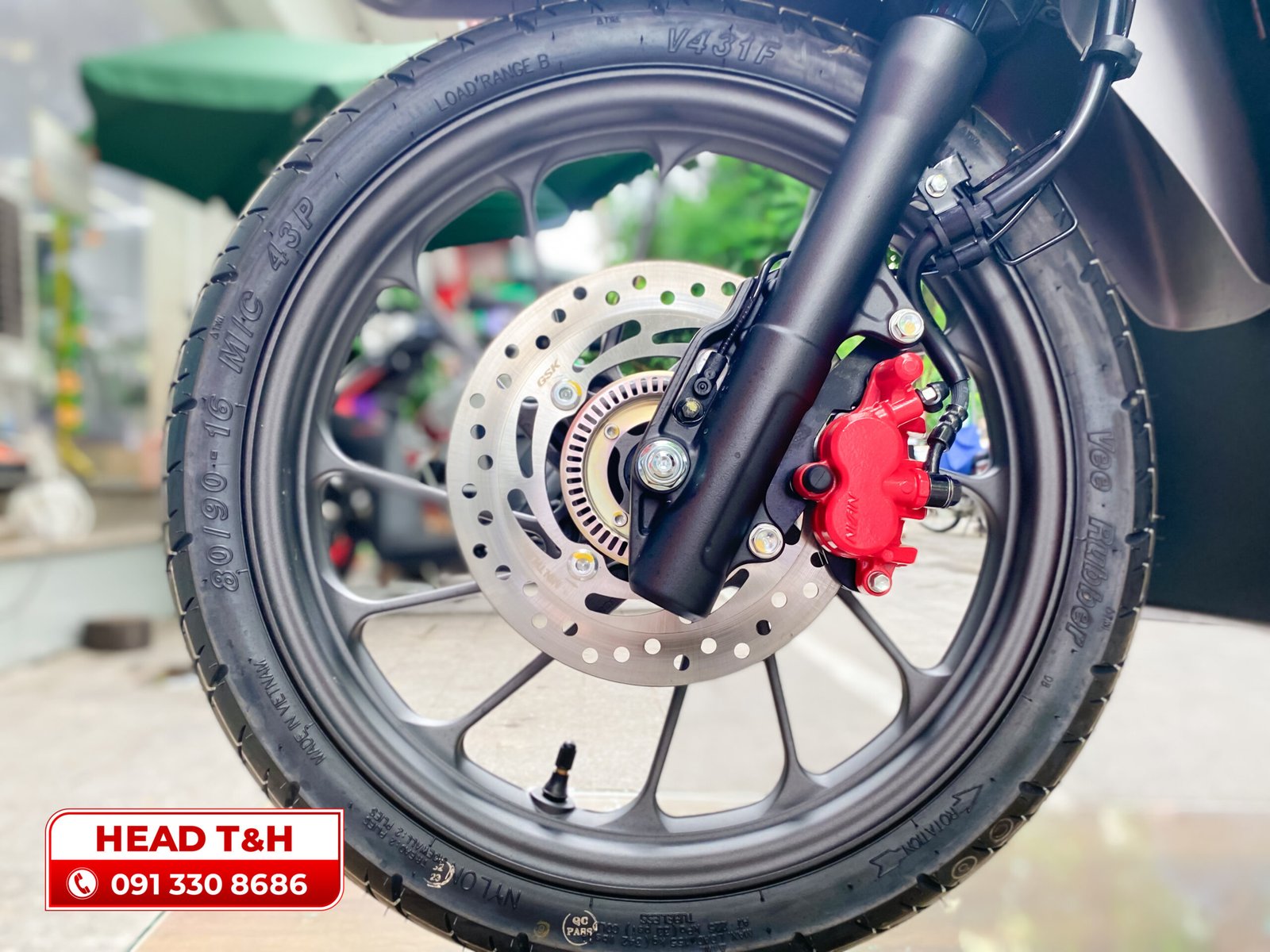 Hệ thống phanh ABS an toàn trên bánh trước