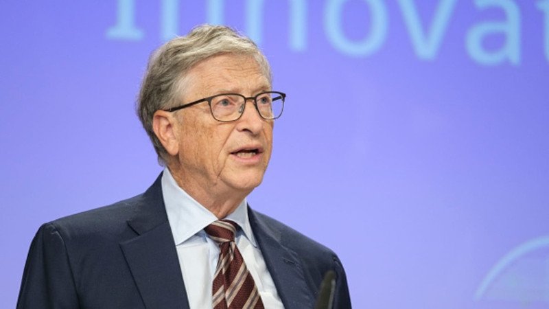 Hình ảnh Bill Gates, một nhân vật tiêu biểu cho tinh thần quyết đoán