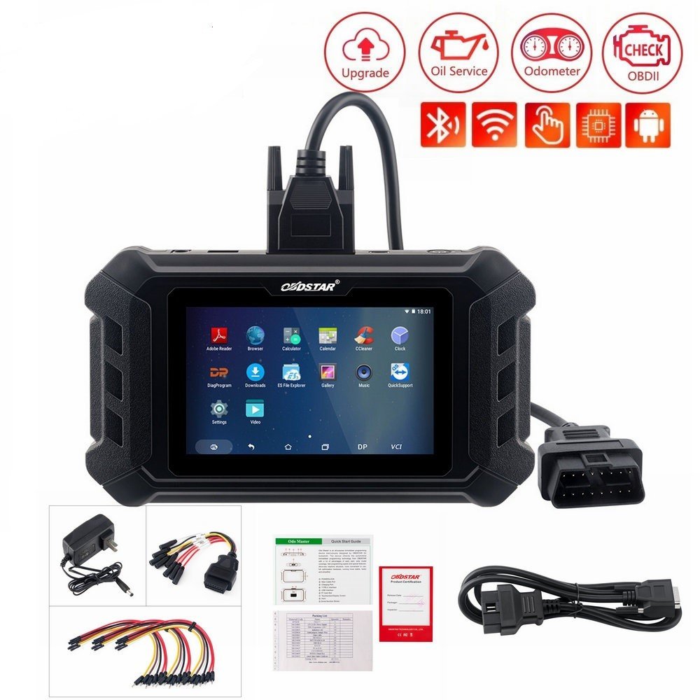 Hình ảnh các bộ phụ kiện và dây cáp kết nối của thiết bị điều chỉnh ODO