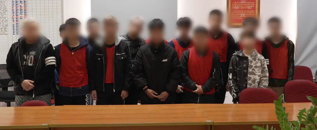 Hình ảnh các đối tượng trong nhóm của Lan Anh bị tạm giữ