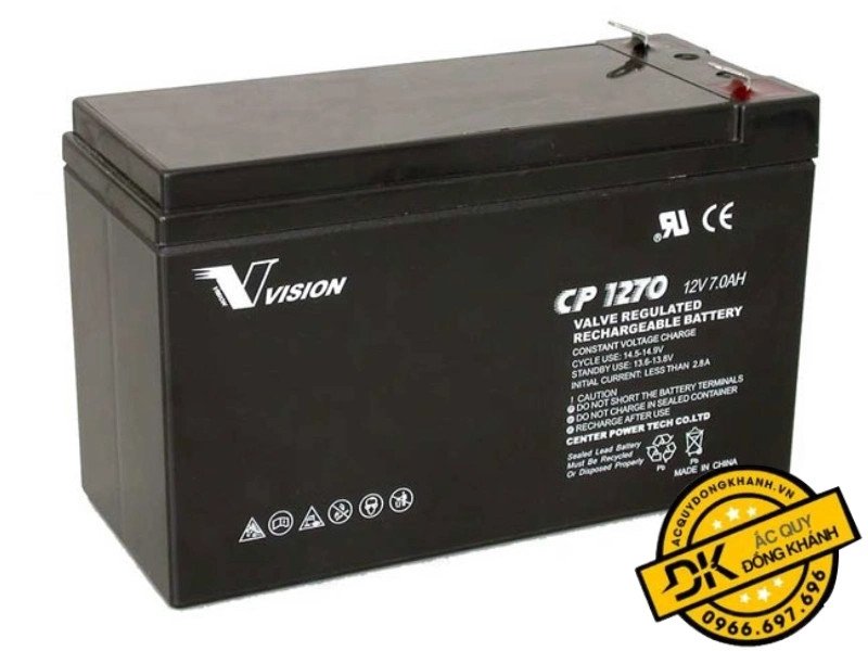 Hình ảnh các loại ắc quy xe máy khác nhau được trưng bày