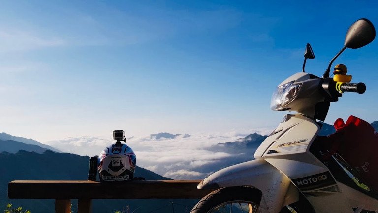 Hình ảnh các loại xe máy cho thuê sẵn sàng phục vụ khách hàng tại khu vực sân bay Tân Sơn Nhất