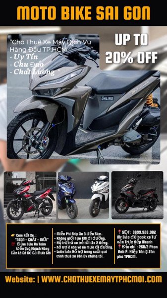 Hình ảnh các loại xe máy phổ thông và xe tay ga đậu ngay ngắn tại bãi đỗ