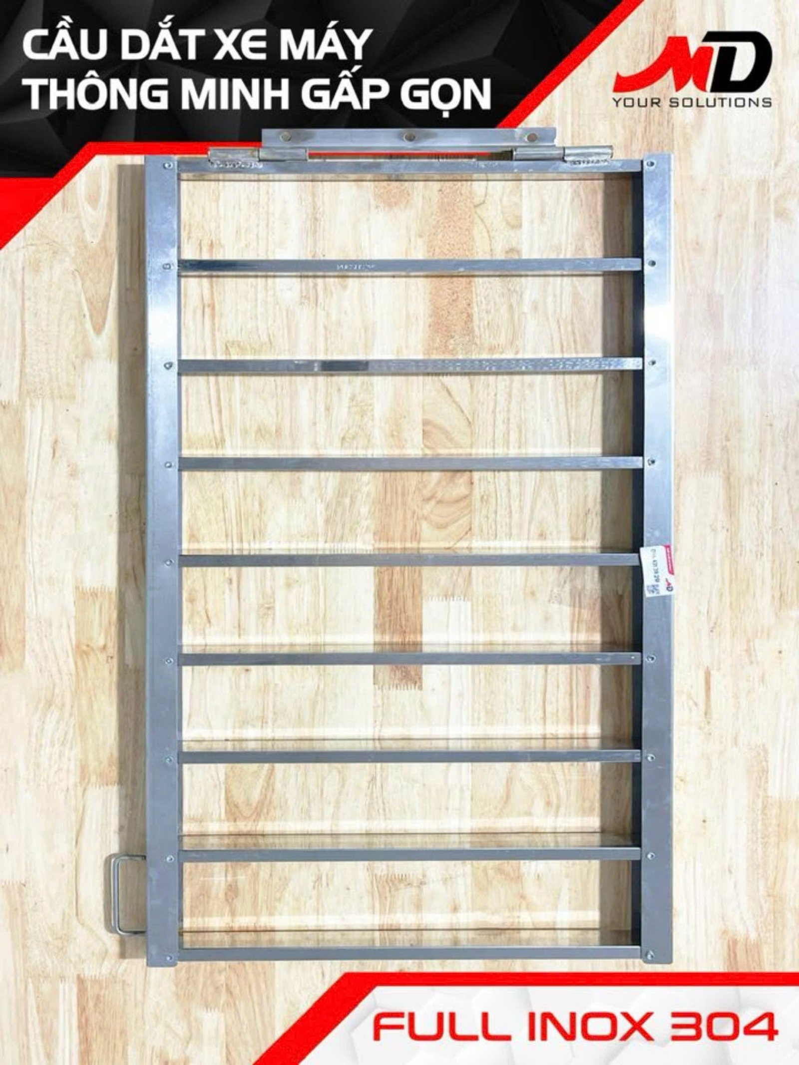 Hình ảnh cận cảnh cơ cấu lắp đặt vững chắc của một cầu dắt xe đa năng